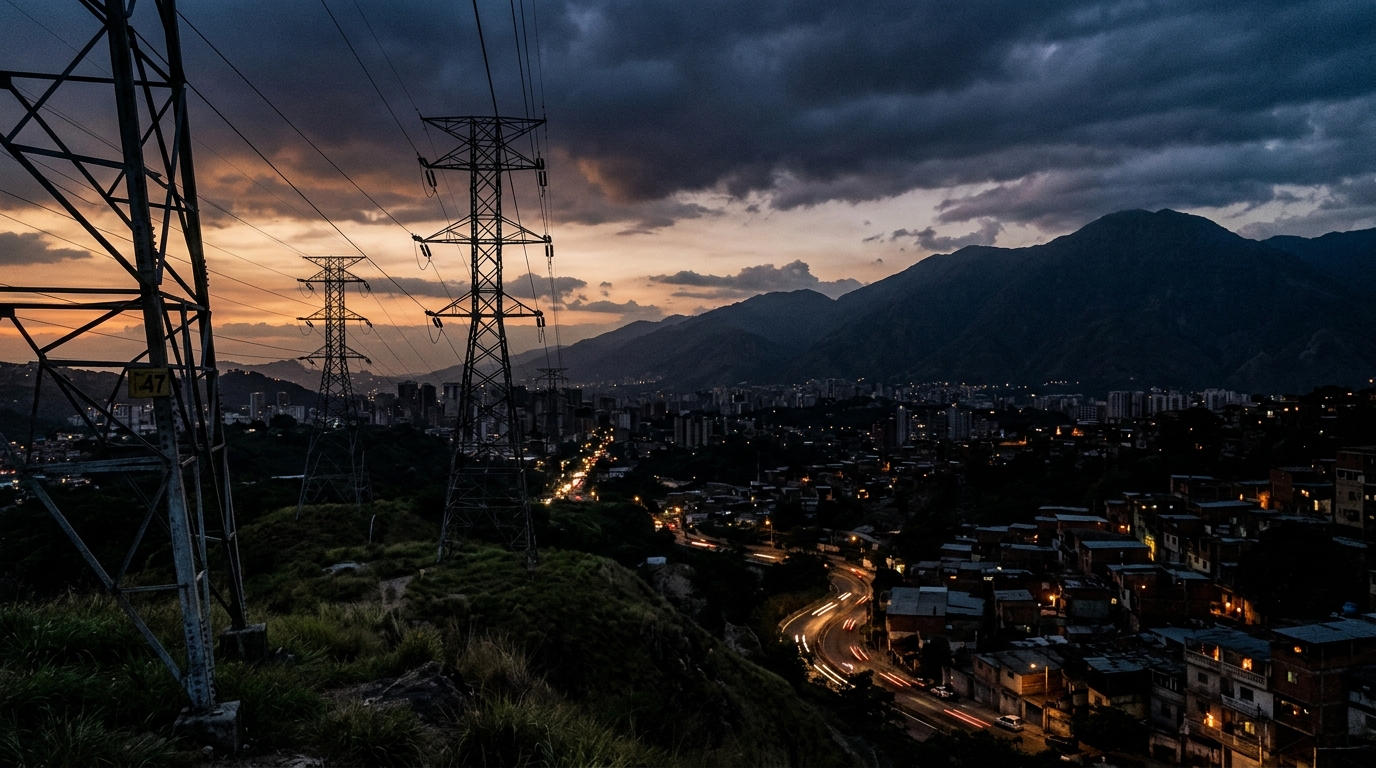 Severos bajones y apagones azotan a Caracas y múltiples estados evidenciando el colapso del sistema eléctrico nacional